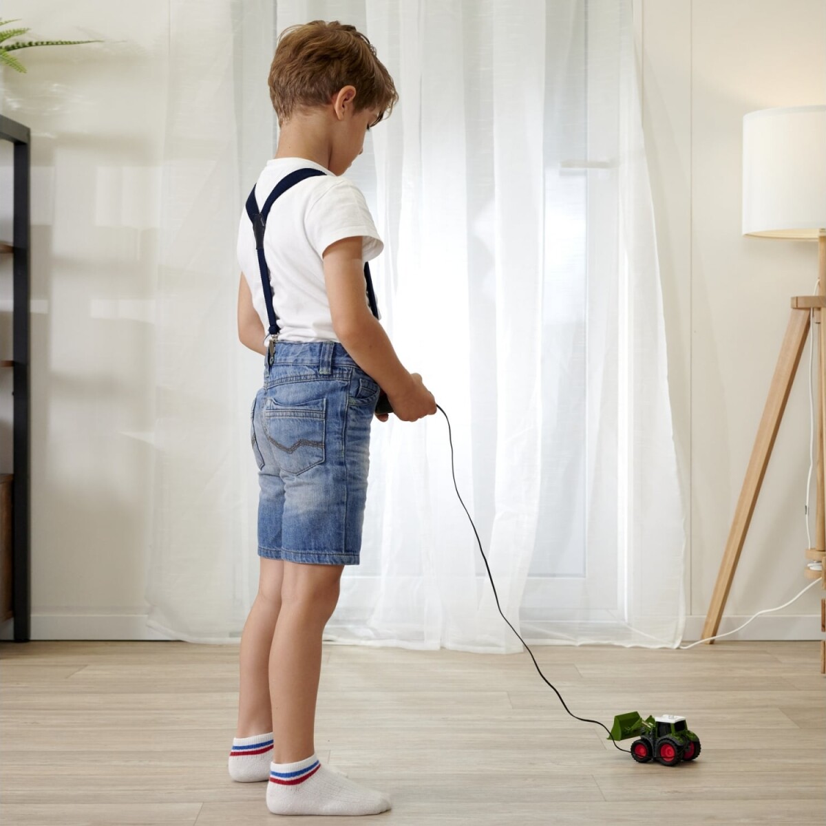 Dickie Toys - Fendt Cable Tractor - Fjernstyret Traktor Til Børn