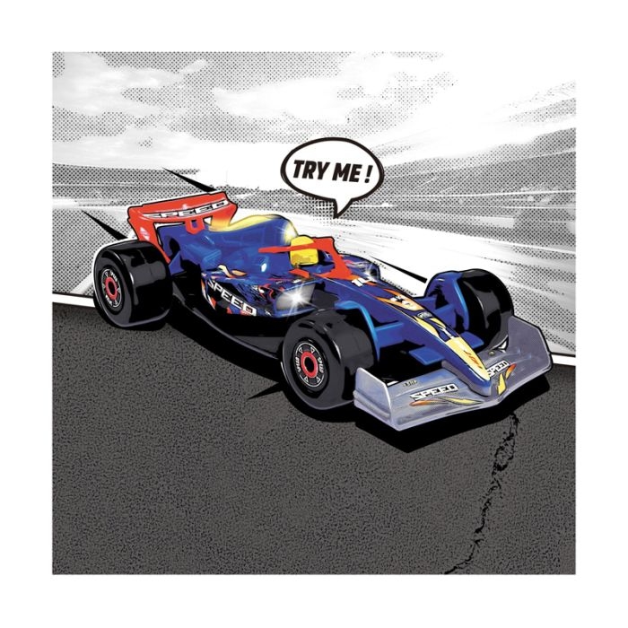 Dickie Toys - Formula Racer Team Speed - Lys Lyd - Racerbil