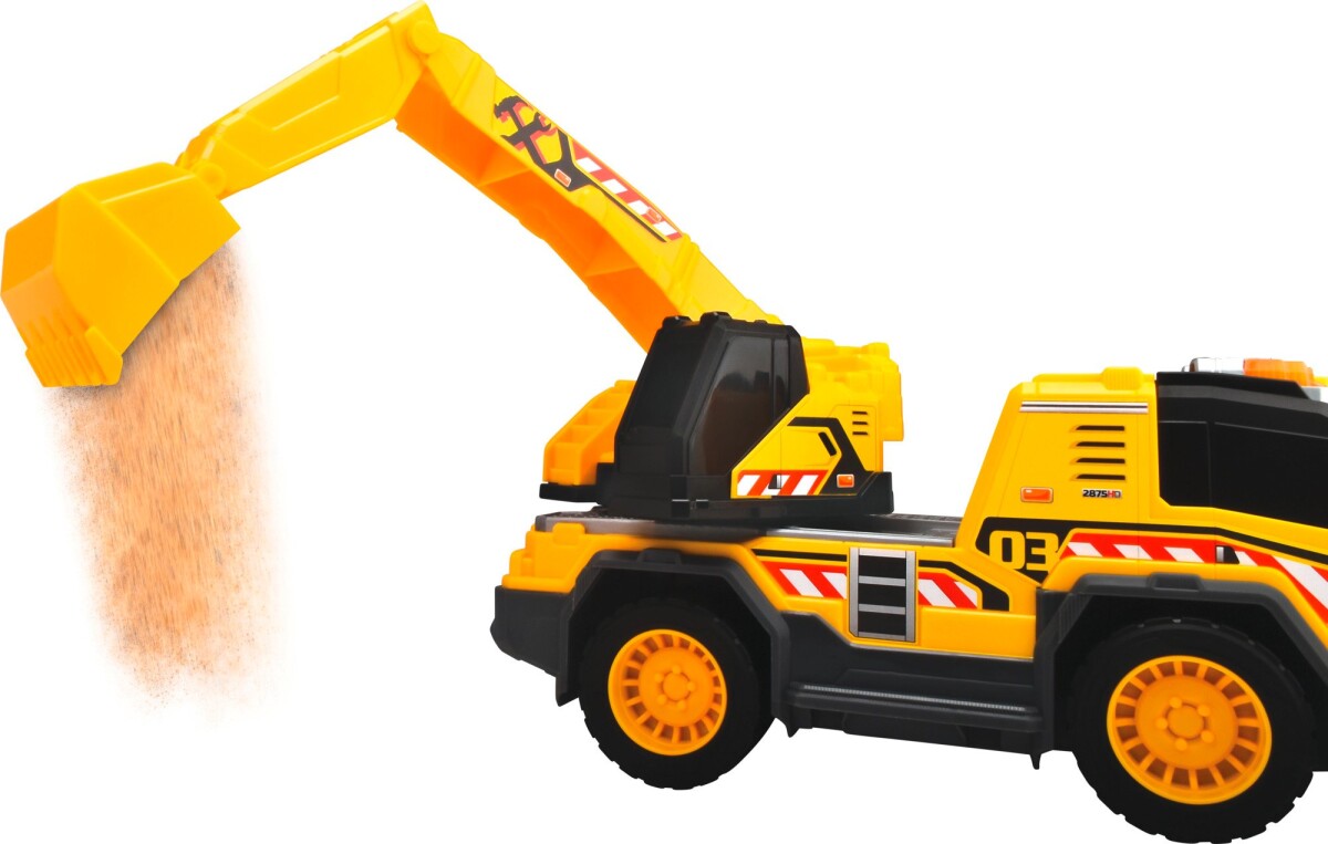 Gravemaskine Legetøj Med Lys Og Lyd - Dickie Toys
