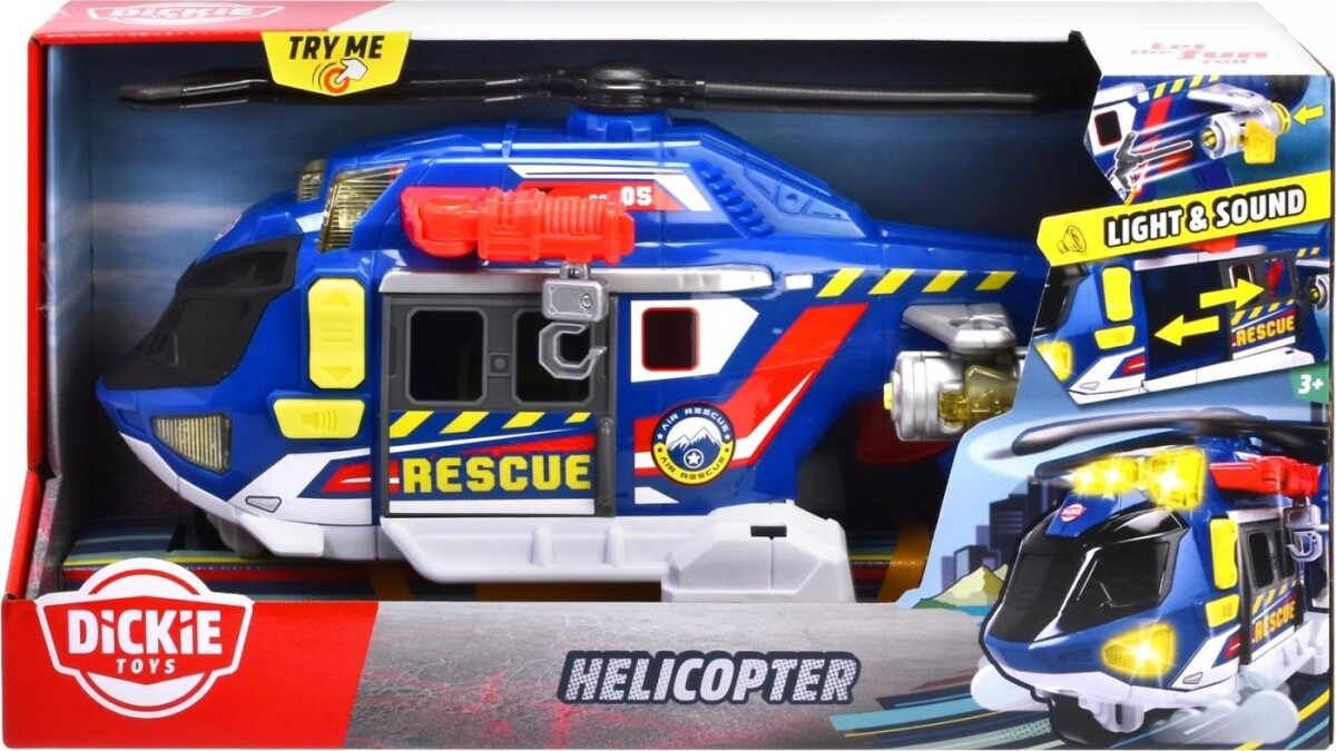 Dickie Toys - Helikopter - Med Lys Og Lyd