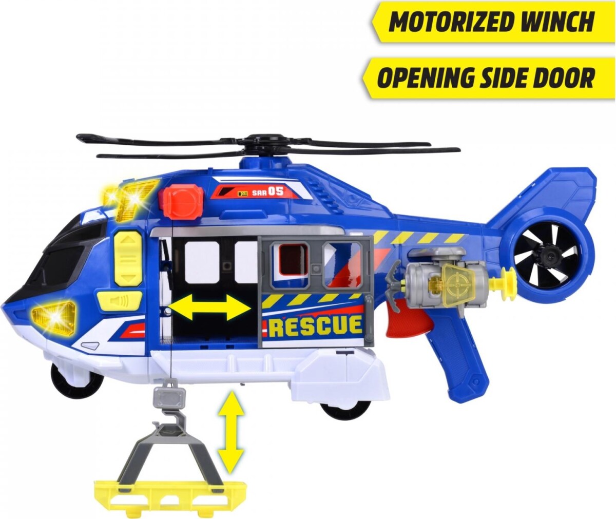 Dickie Toys - Helikopter - Med Lys Og Lyd