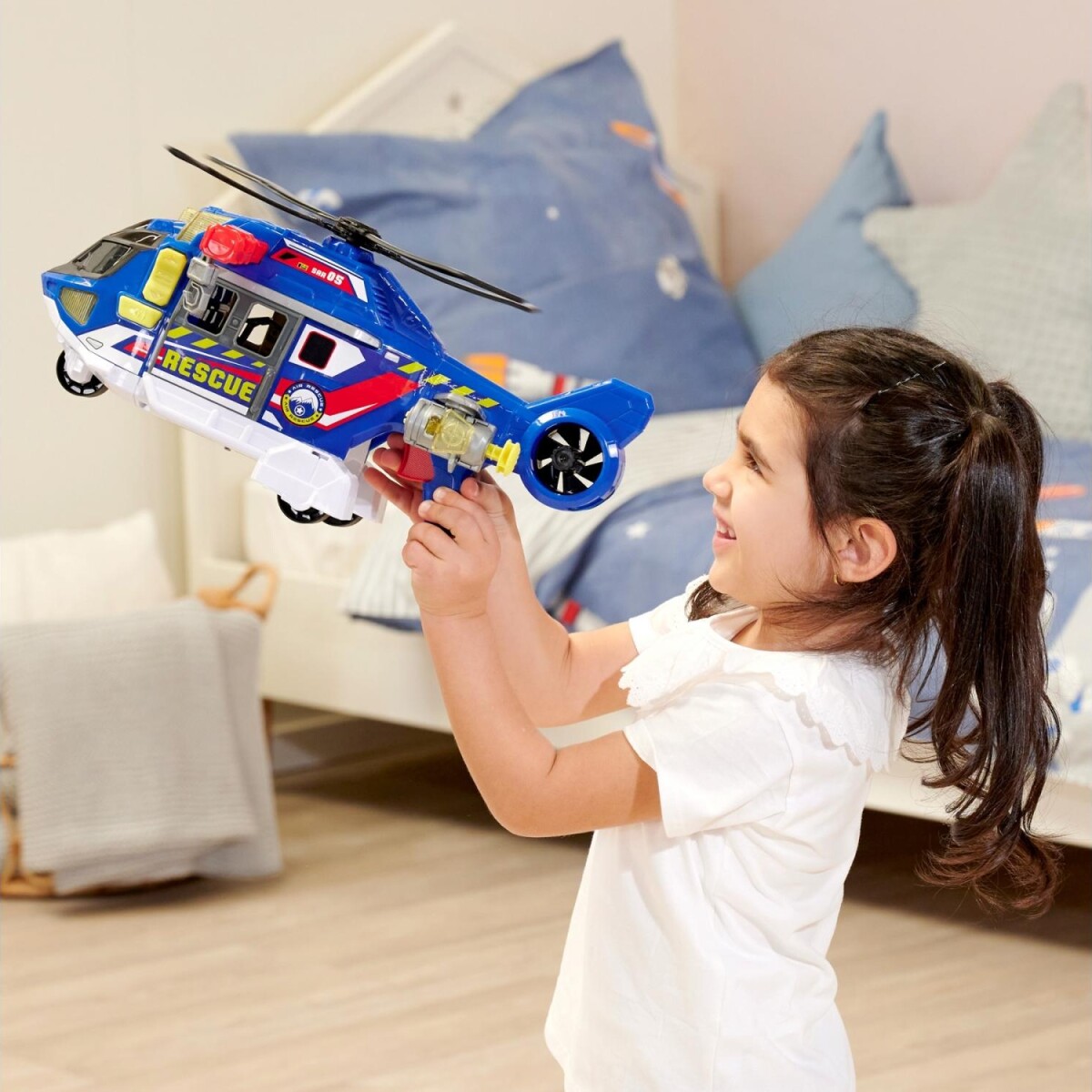 Dickie Toys - Helikopter - Med Lys Og Lyd