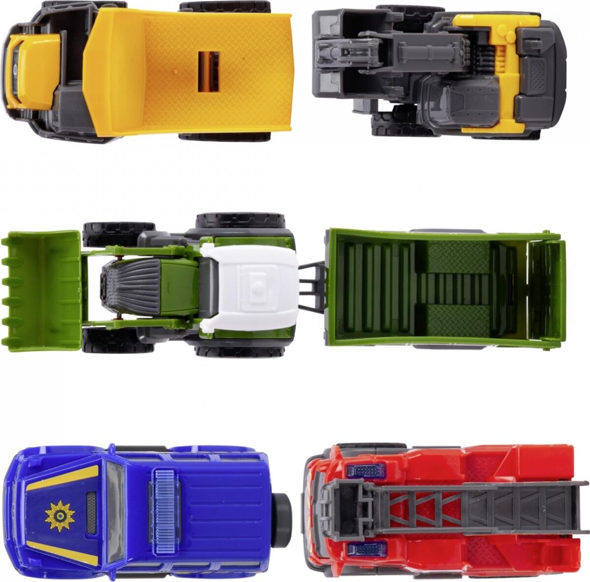 Dickie Toys - Legetøjsbiler - Micro Vehicle Set - 5 Køretøjer