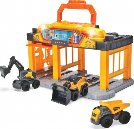 Dickie Toys - Volco Micro Construction Station - Med Lys Og Lyd
