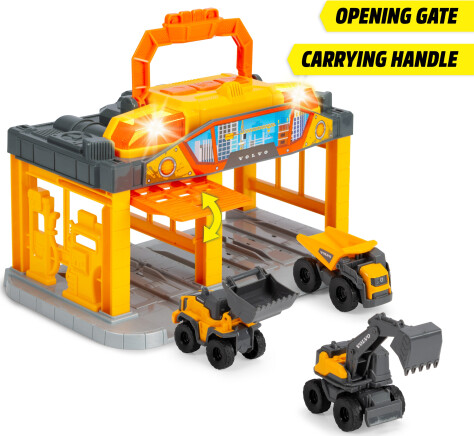 Dickie Toys - Volco Micro Construction Station - Med Lys Og Lyd