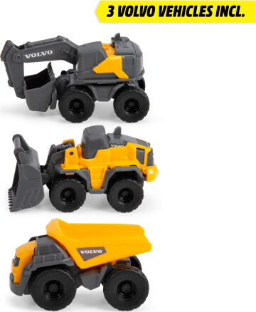 Dickie Toys - Volco Micro Construction Station - Med Lys Og Lyd
