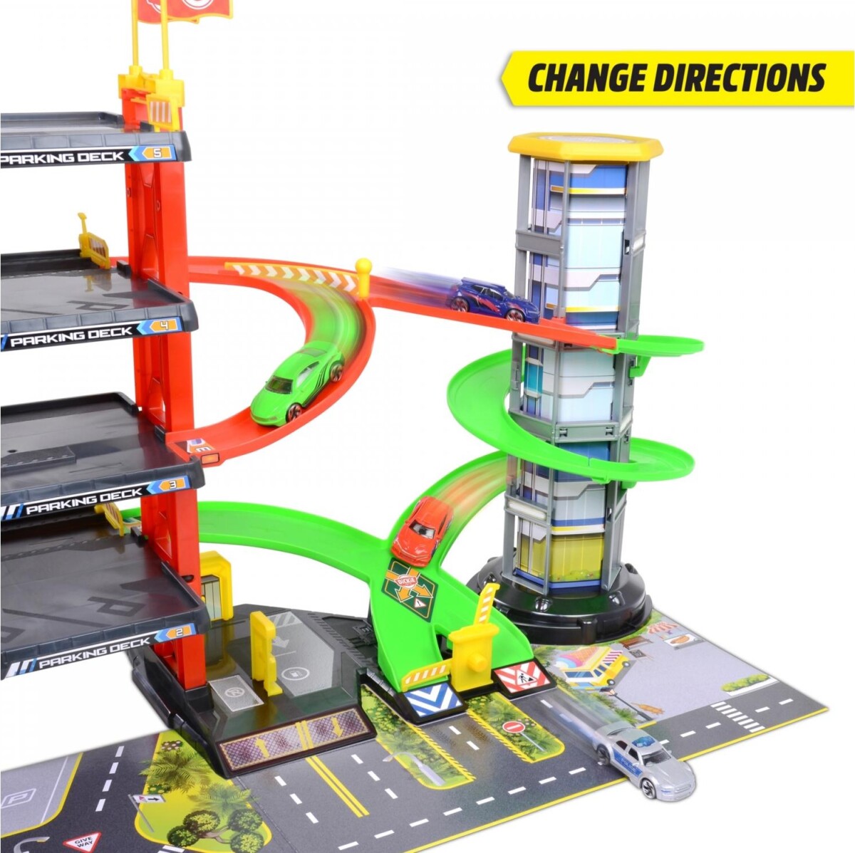 Dickie Toys - Parkerings Garage - Med Lys Og Lyd - 52 Cm