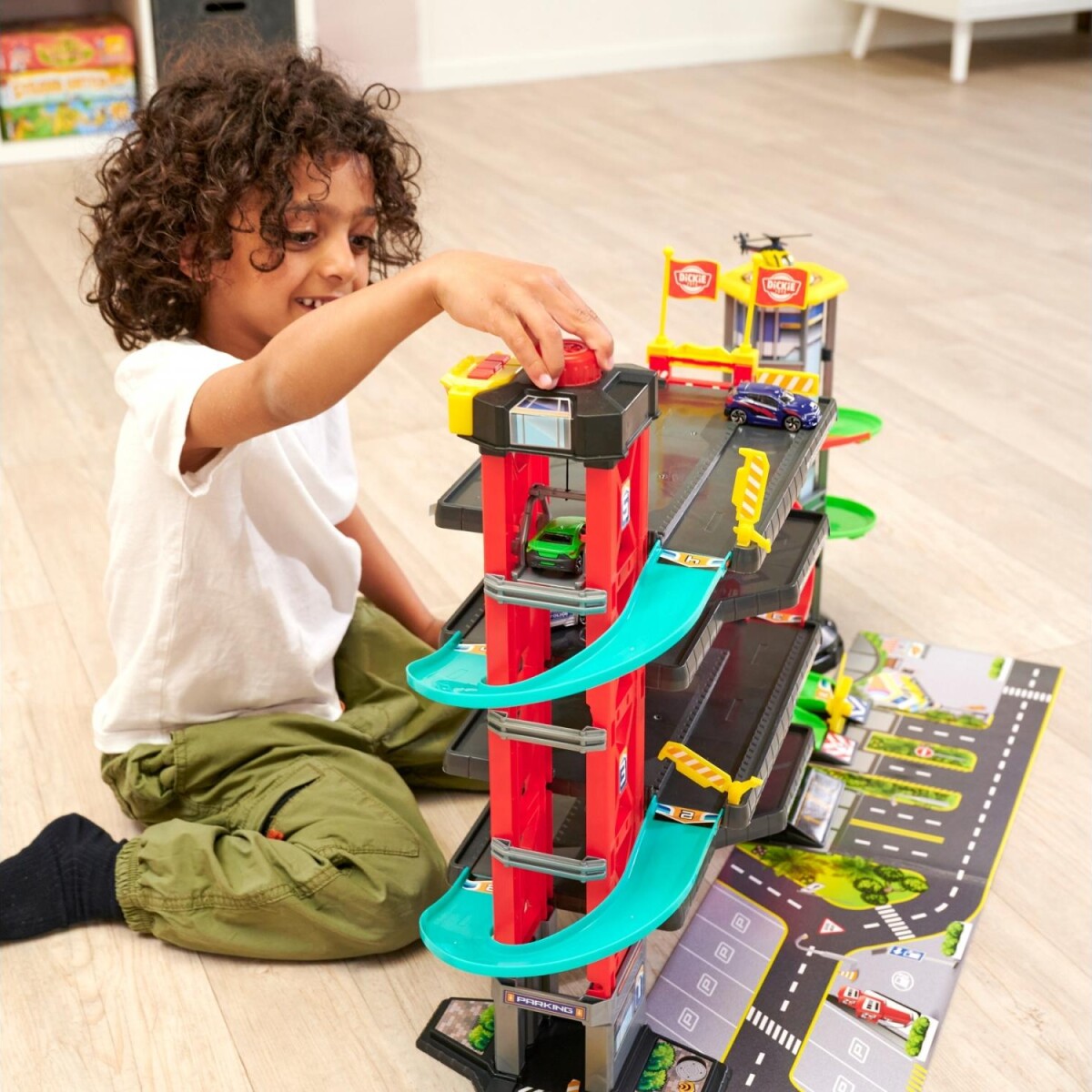 Dickie Toys - Parkerings Garage - Med Lys Og Lyd - 52 Cm