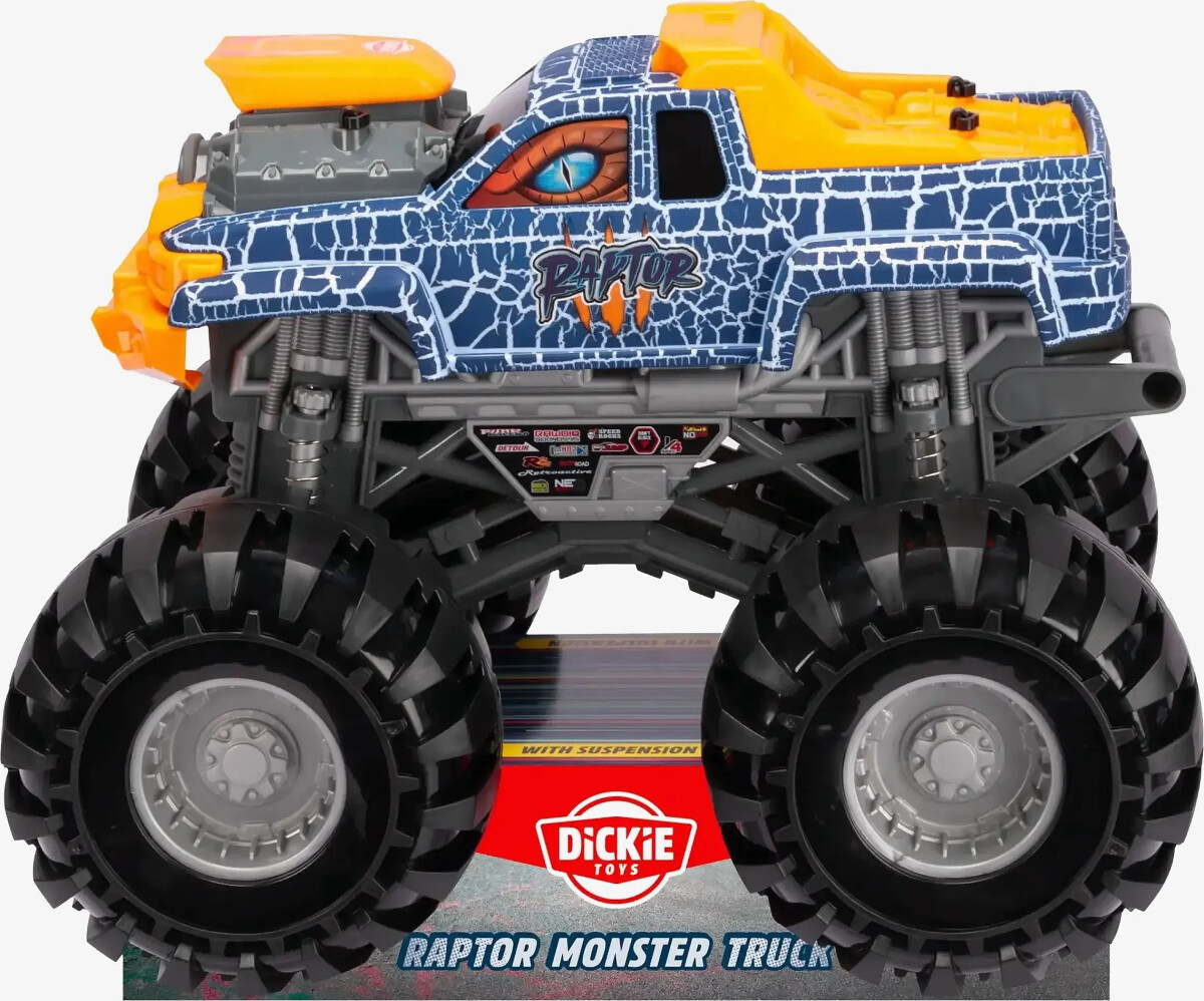 Dickie Toys - Raptor Monster Truck Legetøj