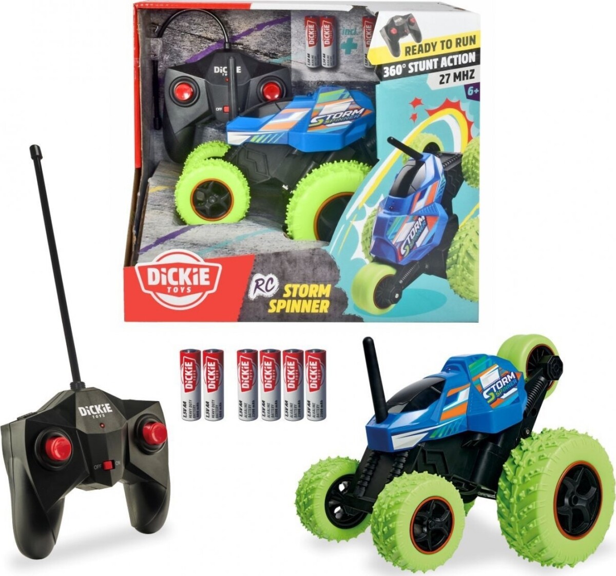 Dickie Toys - Rc Storm Spinner - Fjernstyret Bil