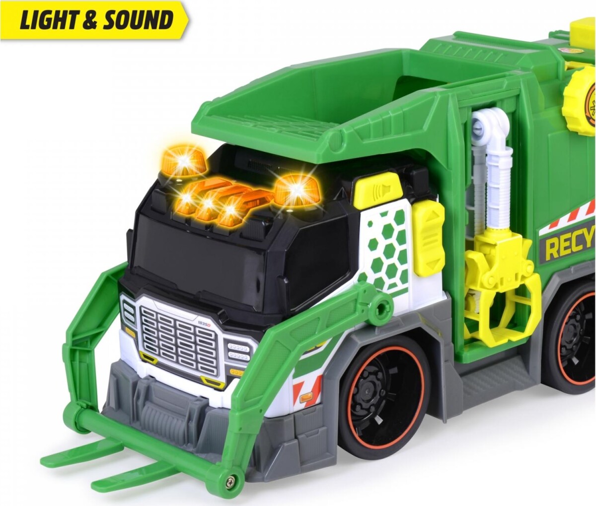 Dickie Toys - Skraldebil - Med Lys Og Lyd