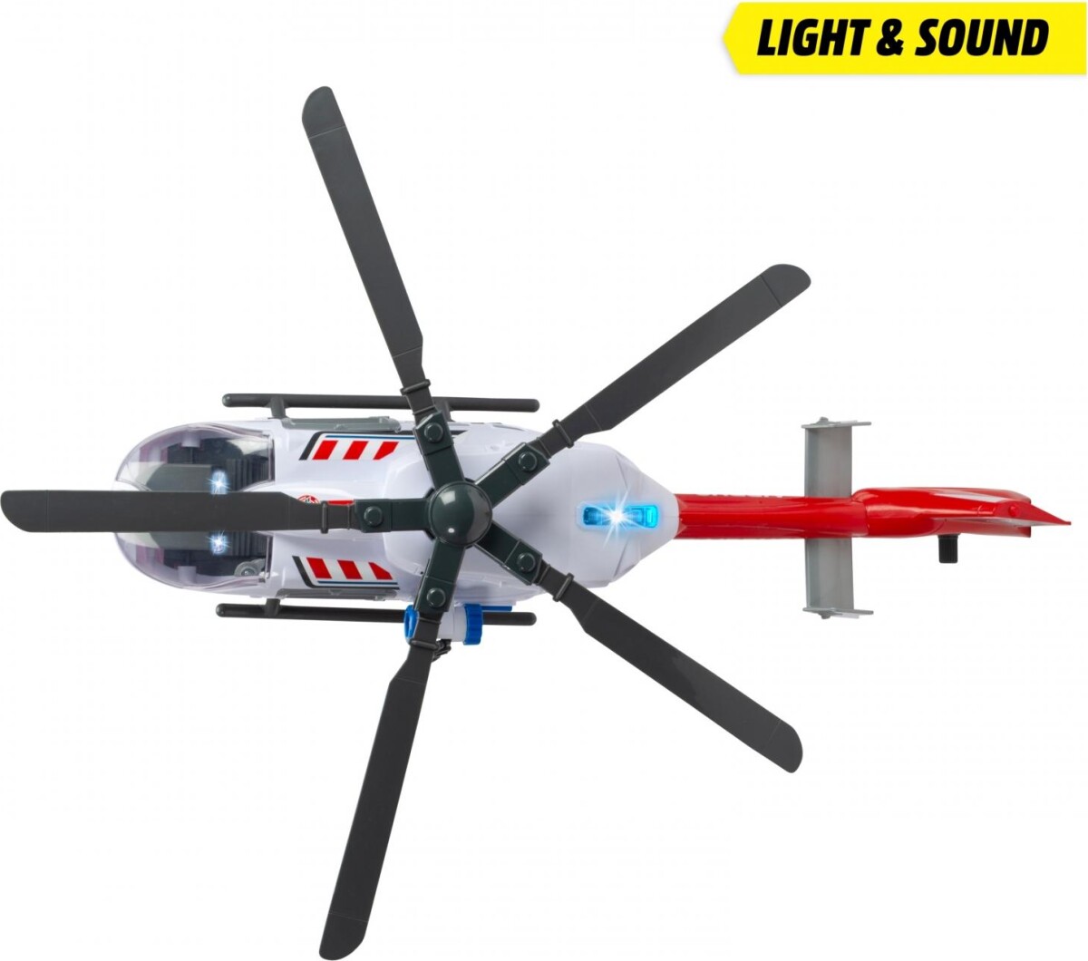 Dickie Toys - Stor Rednings Helikopter Med Lys Og Lyd
