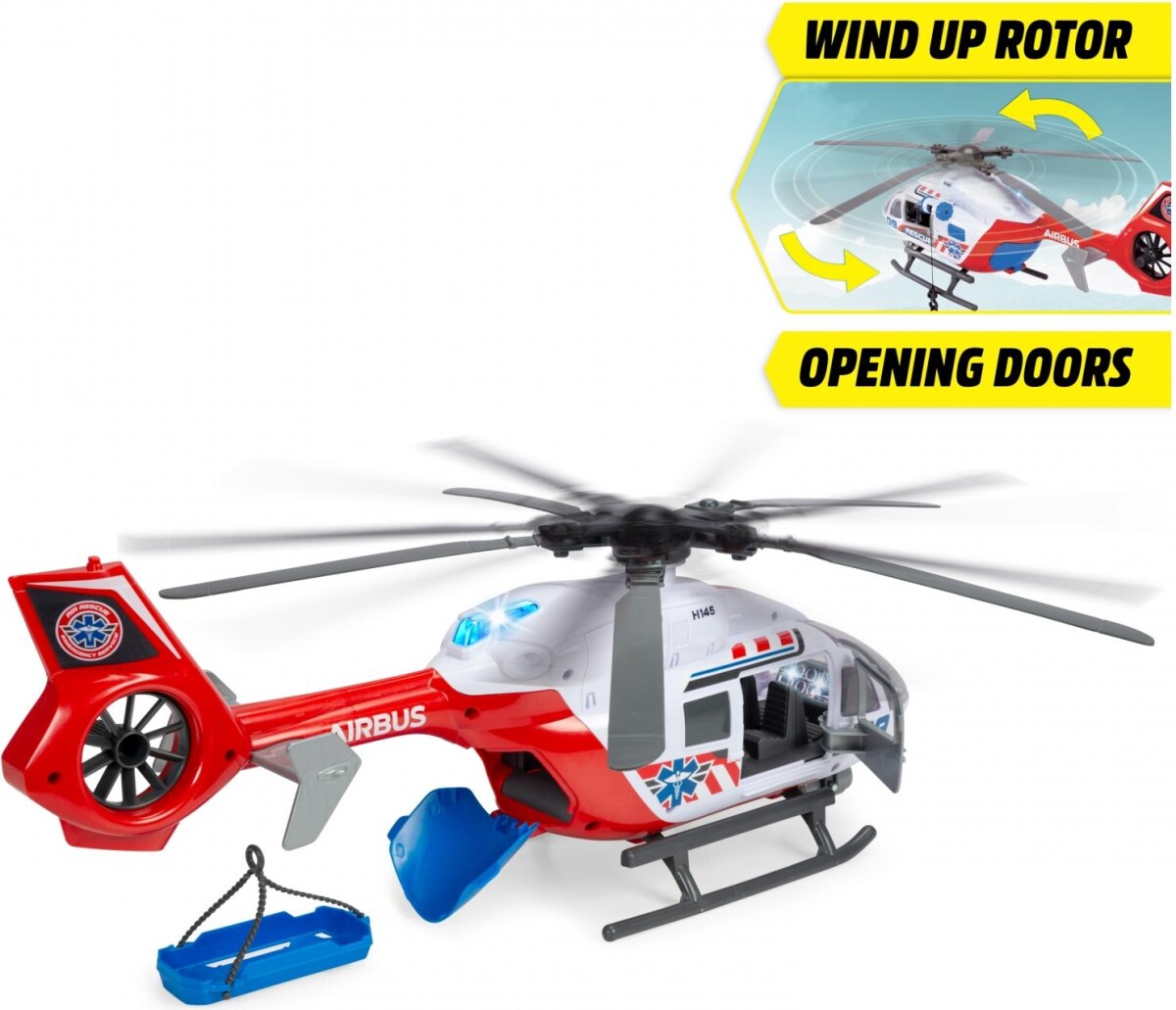 Dickie Toys - Stor Rednings Helikopter Med Lys Og Lyd