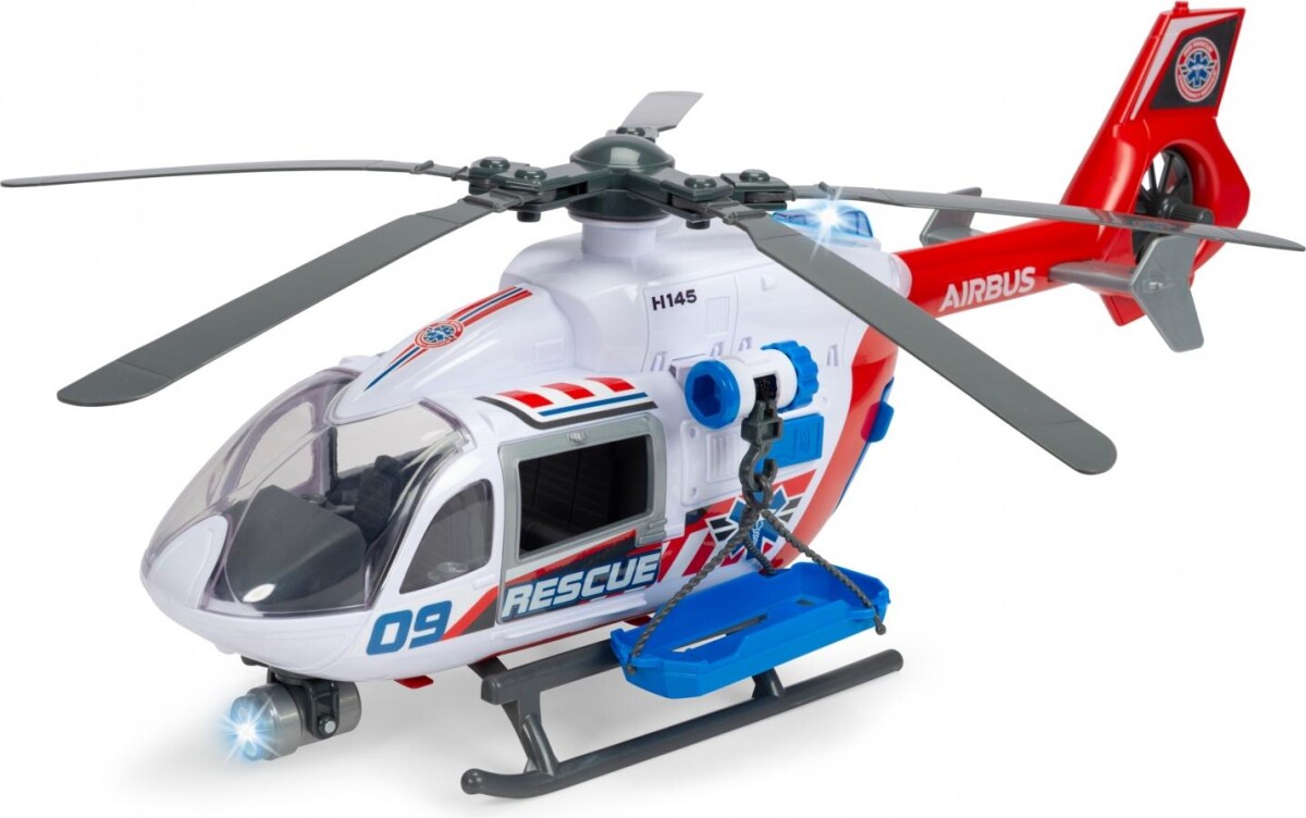 Dickie Toys - Stor Rednings Helikopter Med Lys Og Lyd