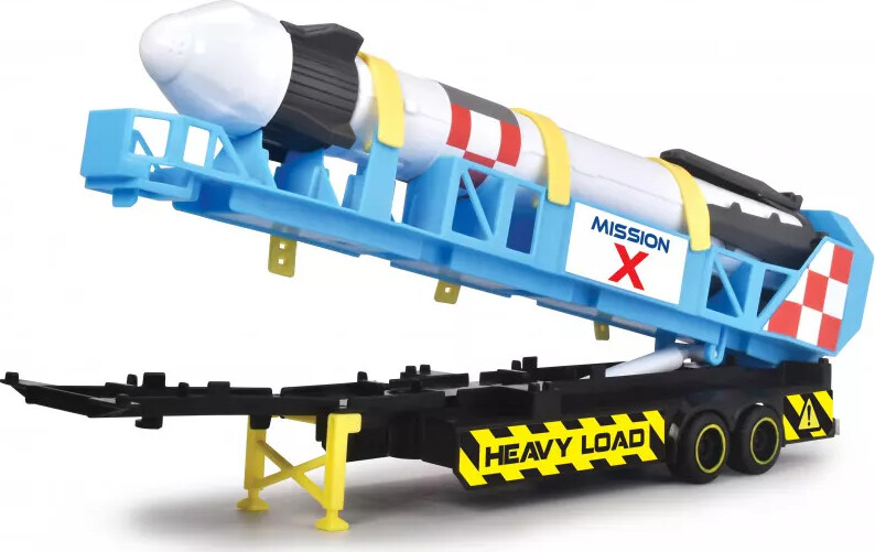 Dickie Toys - Space Mission Truck Med Raket - Med Lys Og Lyd