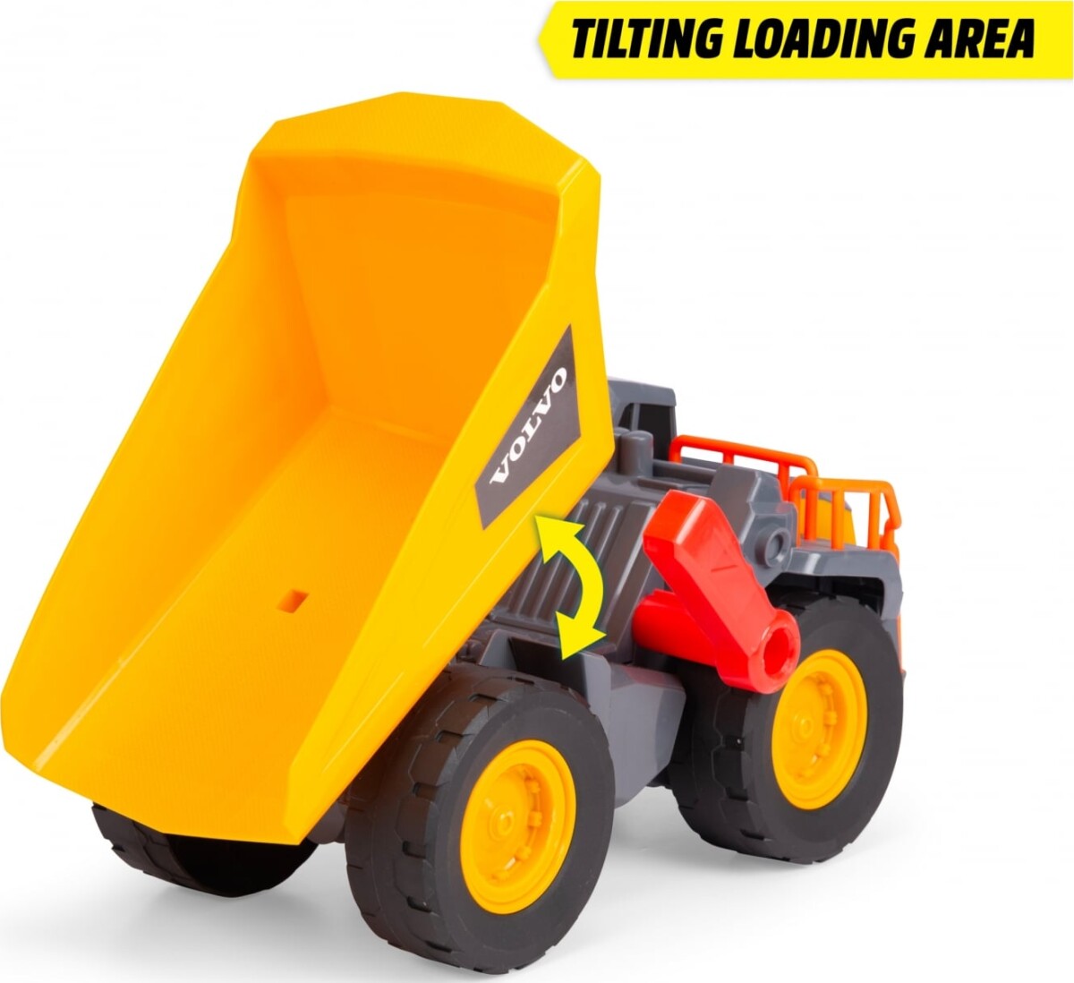 Dickie Toys - Volvo Power Dump Truck - Lys Lyd - Dumper