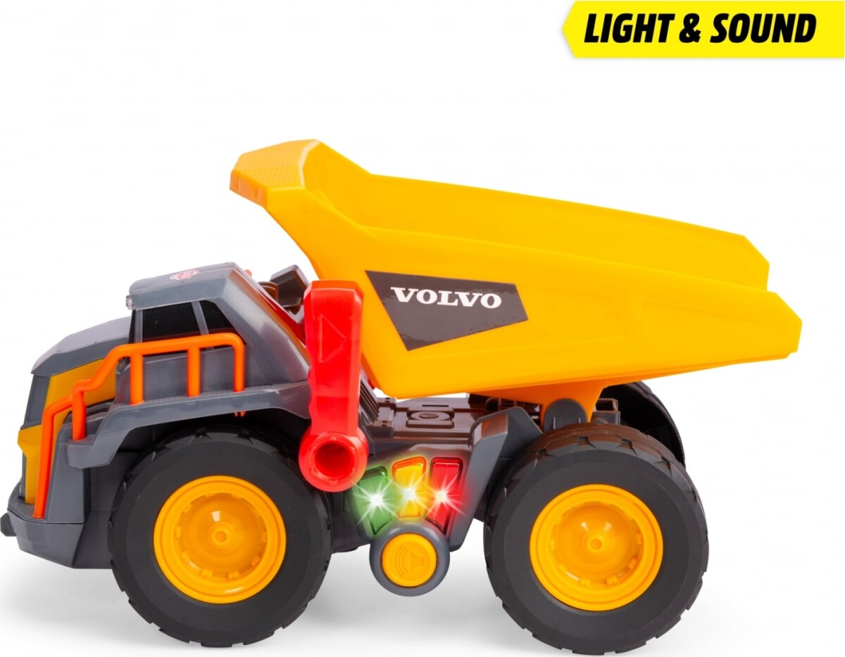 Dickie Toys - Volvo Power Dump Truck - Lys Lyd - Dumper