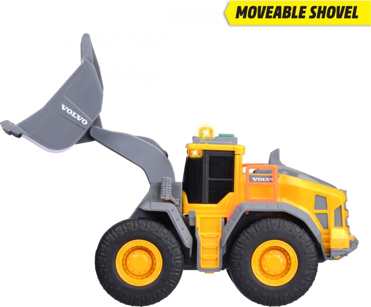 Dickie Toys - Volvo Wheel Loader - Hjullæsser Legetøj - Lys Og Lyd