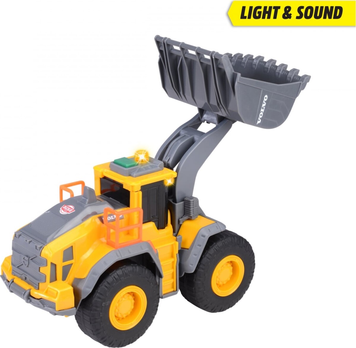 Dickie Toys - Volvo Wheel Loader - Hjullæsser Legetøj - Lys Og Lyd