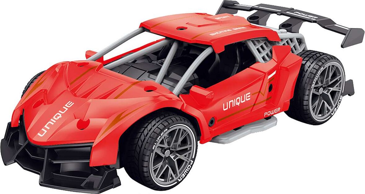 Die-Cast Pull Back Car Wsound Try-Me Red - Klx Toys