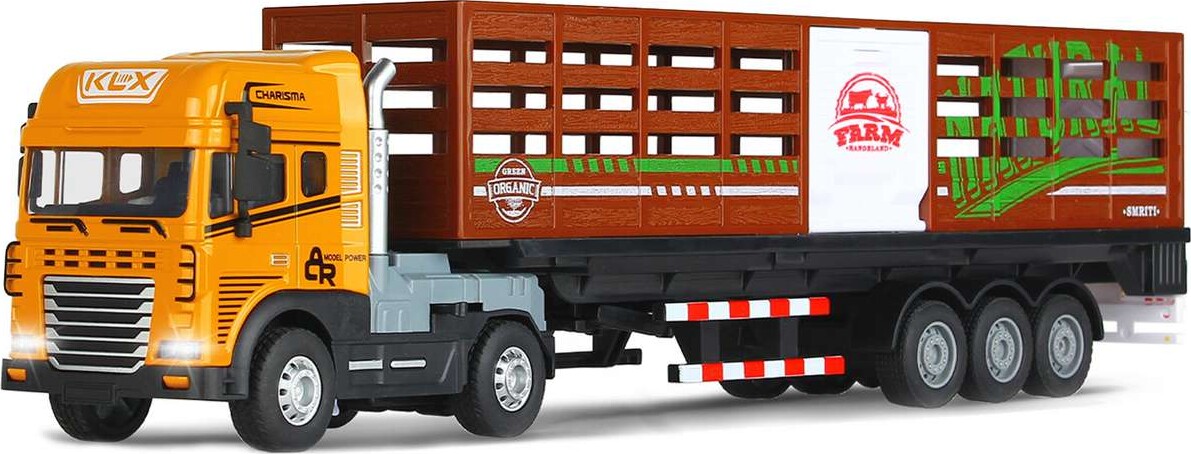 Die-Cast Truck Wanimal Trailer Light Sound - Klx Toys