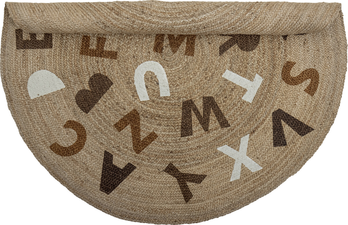 Bloomingville Mini - Dinne Tæppe Til Børn - Brun - Jute