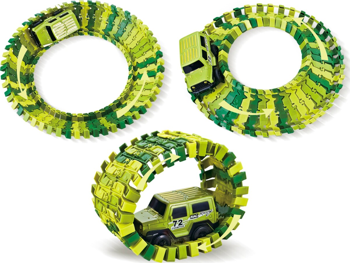 Multitrack - Dino Bilbane Sæt - 325 Dele