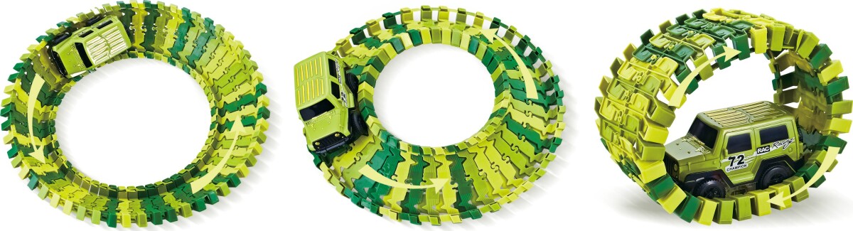 Multitrack - Dino Bilbane Sæt - 325 Dele