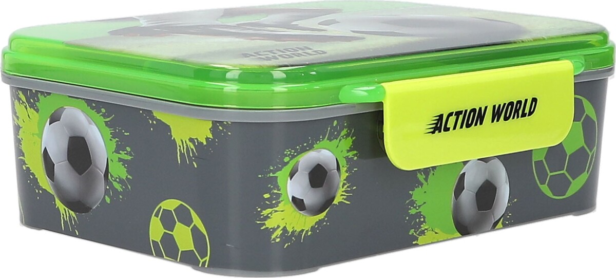 Action World Madkasse Fodbold - Bright Green