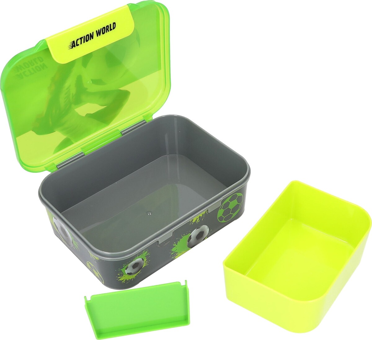 Action World Madkasse Fodbold - Bright Green