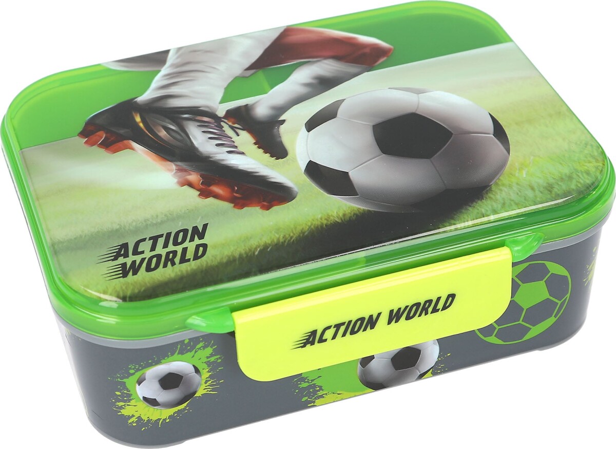 Action World Madkasse Fodbold - Bright Green