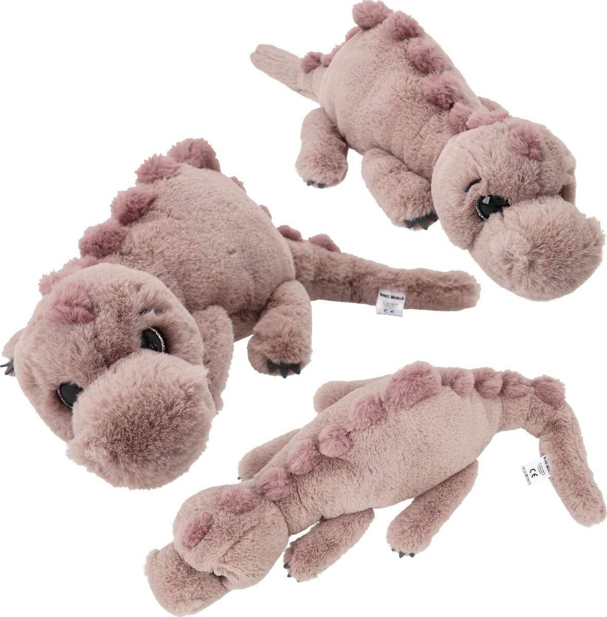 Dino World - Dinosaurplys 50 Cm Brun