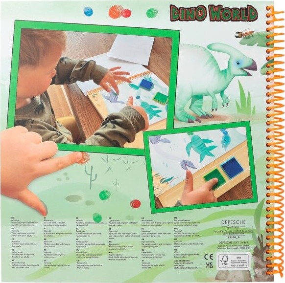 Dino World - Fingerprint Fun Bog