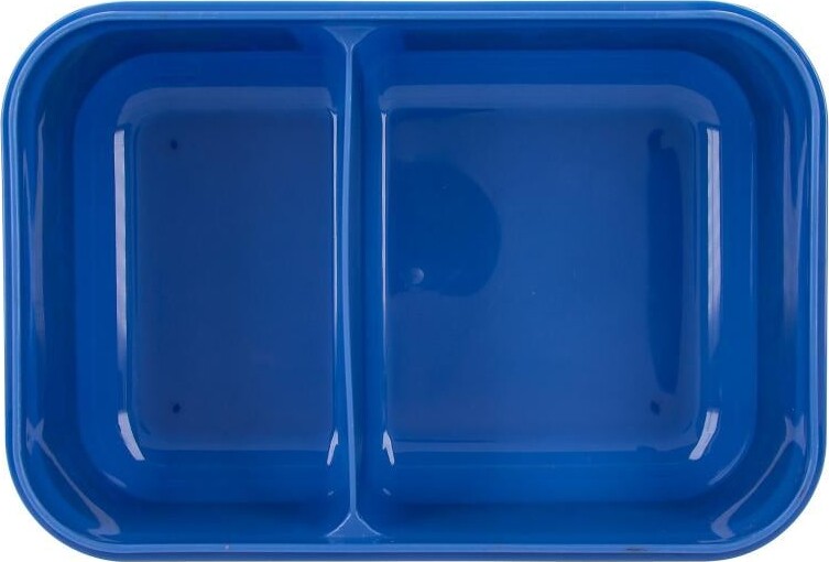 Dinosaur Madkasse Med Rum - Dino World - Danger - Blå