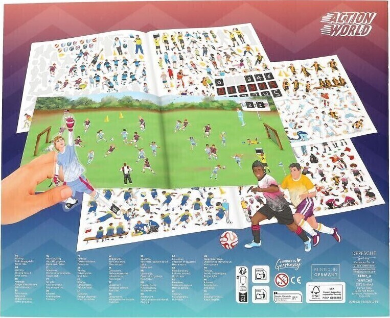 Create Your Football Game - Klistermærkebog - 400 Stickers
