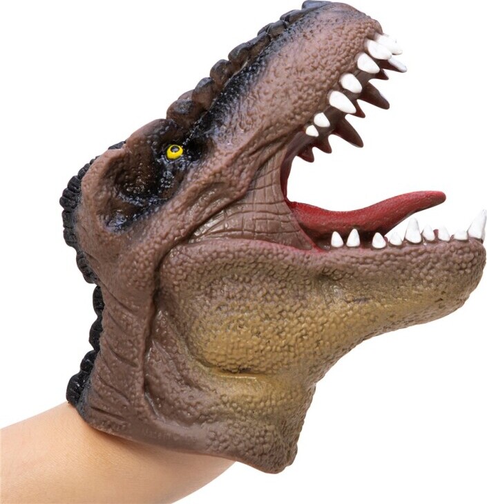 Dinosaur Hånddukke I Gummi - Assorterede