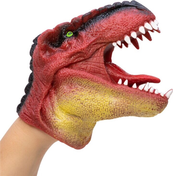 Dinosaur Hånddukke I Gummi - Assorterede