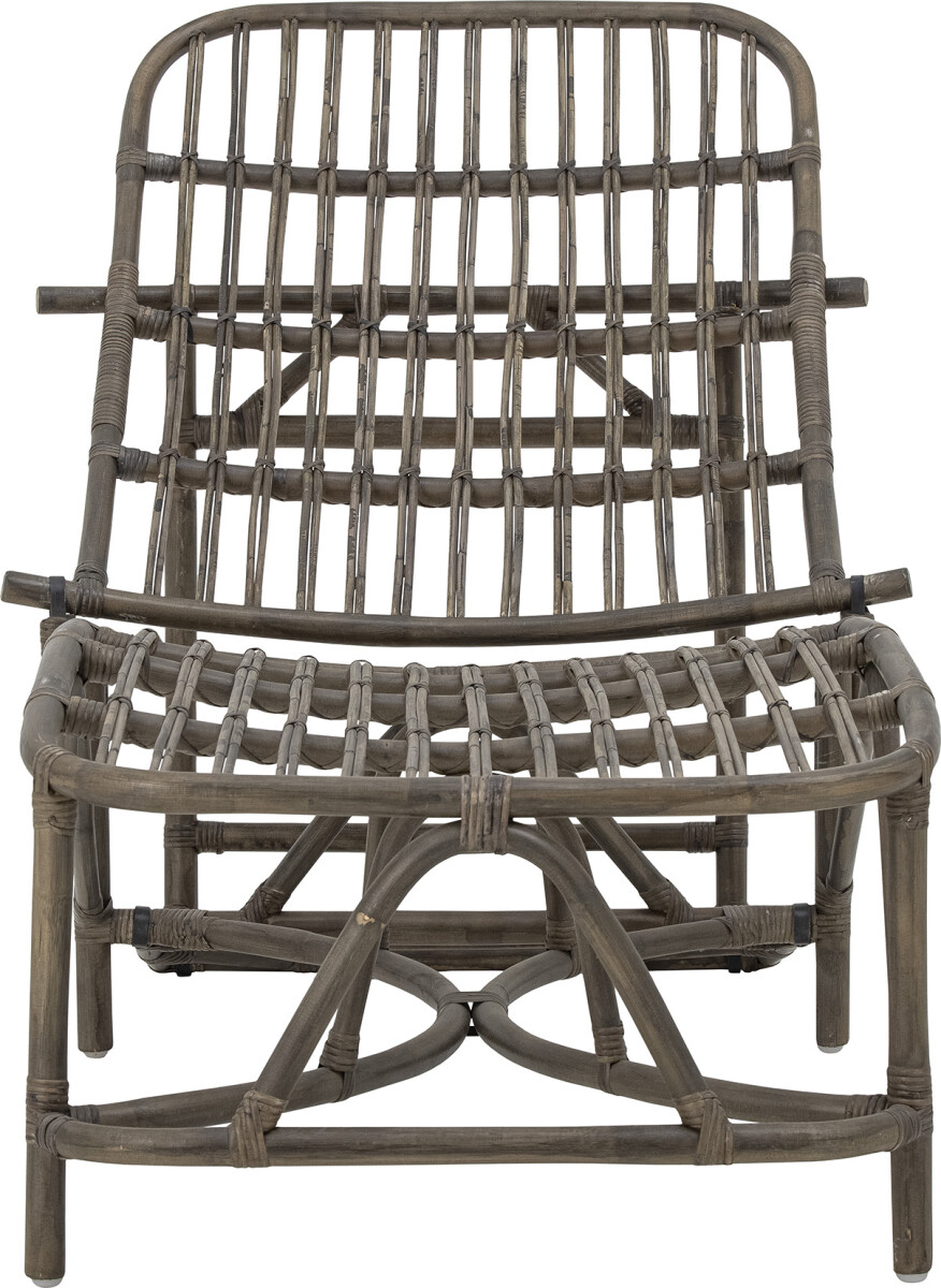 Bloomingville - Dione Liggestol - Brun - Rattan Plast - Udendørs