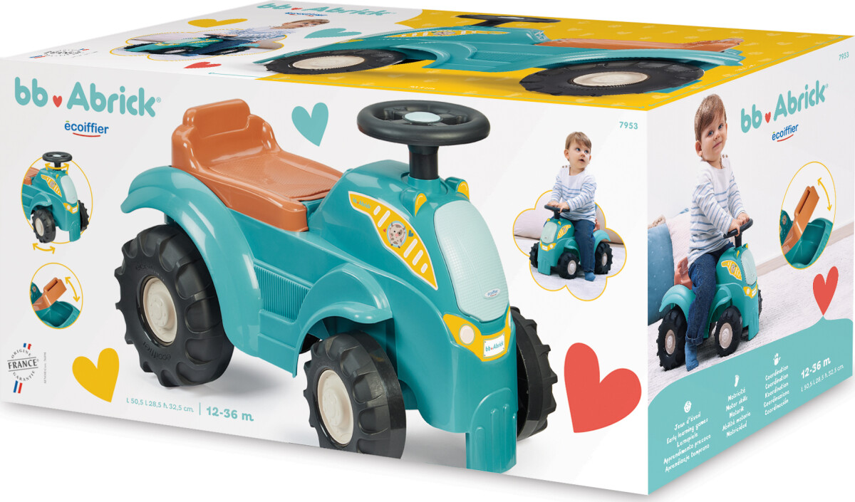 Traktor Gåbil - Ecoiffier Bb Abrick