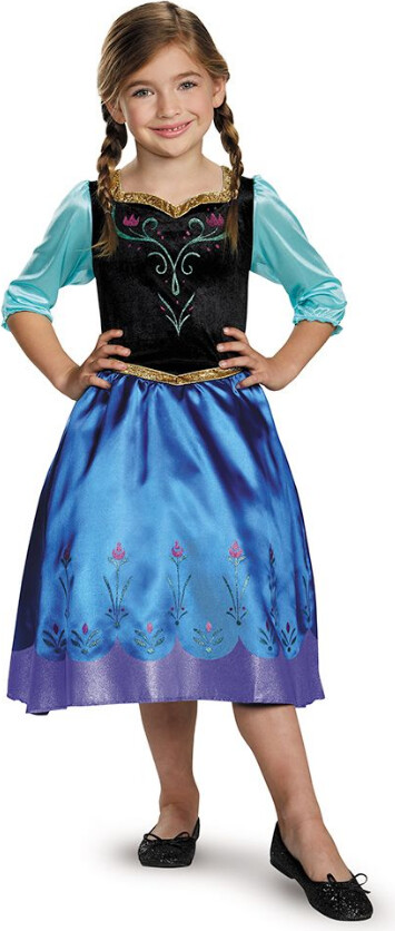 Frost - Anna Kostume Til Børn - 104 Cm