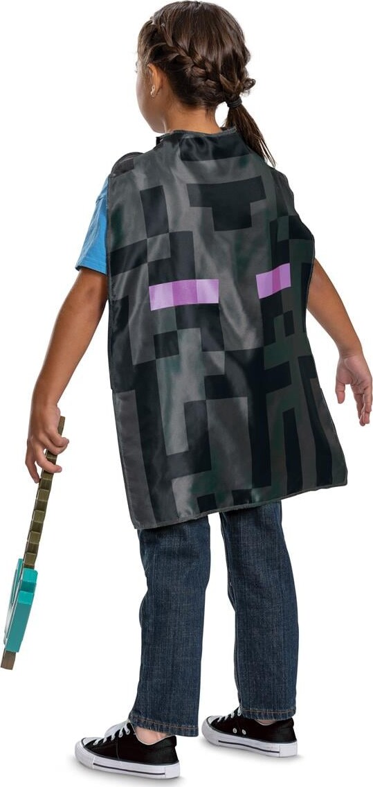 Disguise - Minecraft Kostume - Pickaxe Økse Og Kappe