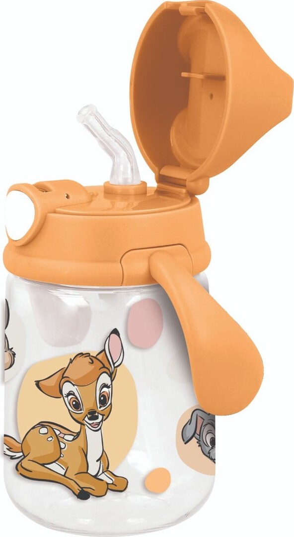 Disney Baby - Babykop Med Sugerør 370 Ml - Orange