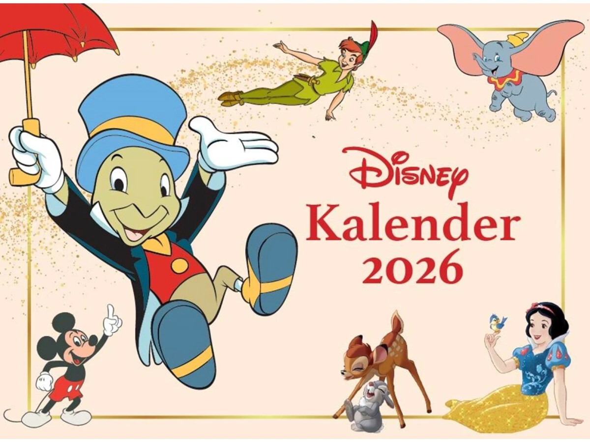 Disney - Kalender 2026 - 365 Klassiske Disney-Øjeblikke