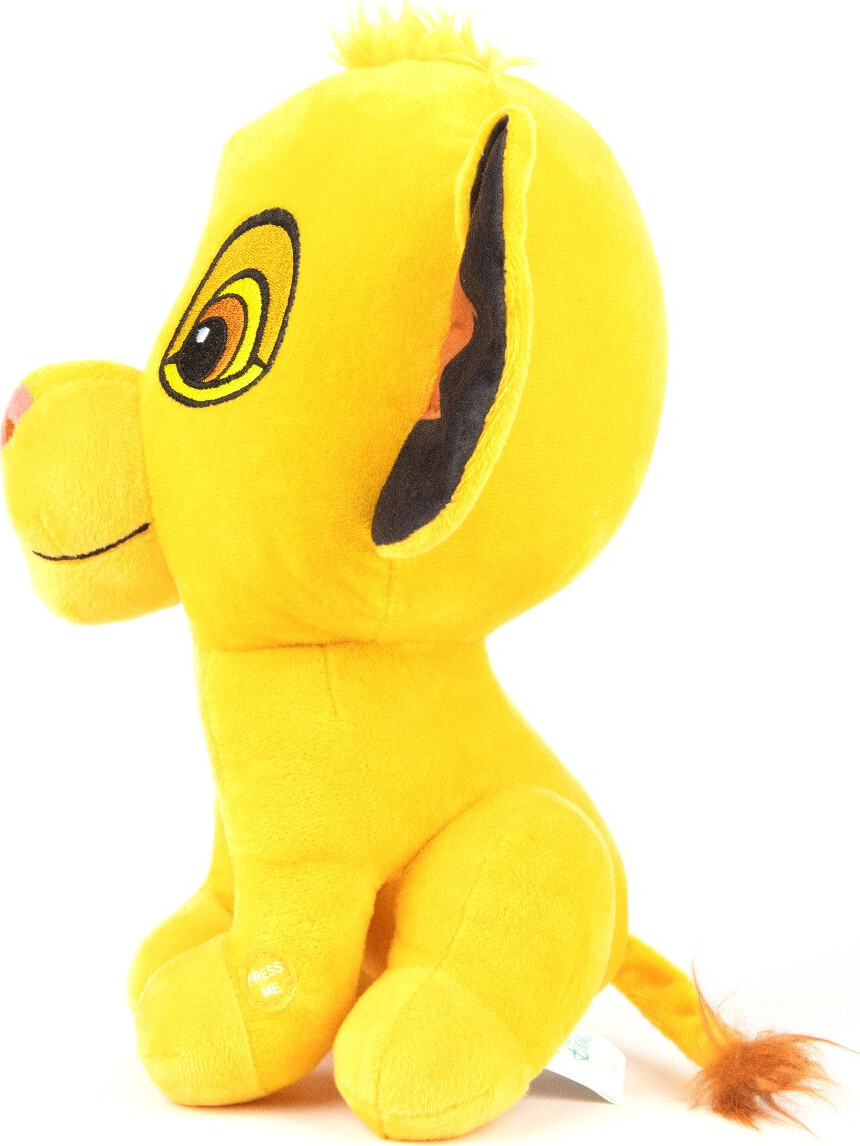 Simba Bamse Med Lyd - Løvernes Konge - Disney Classics - 20 Cm