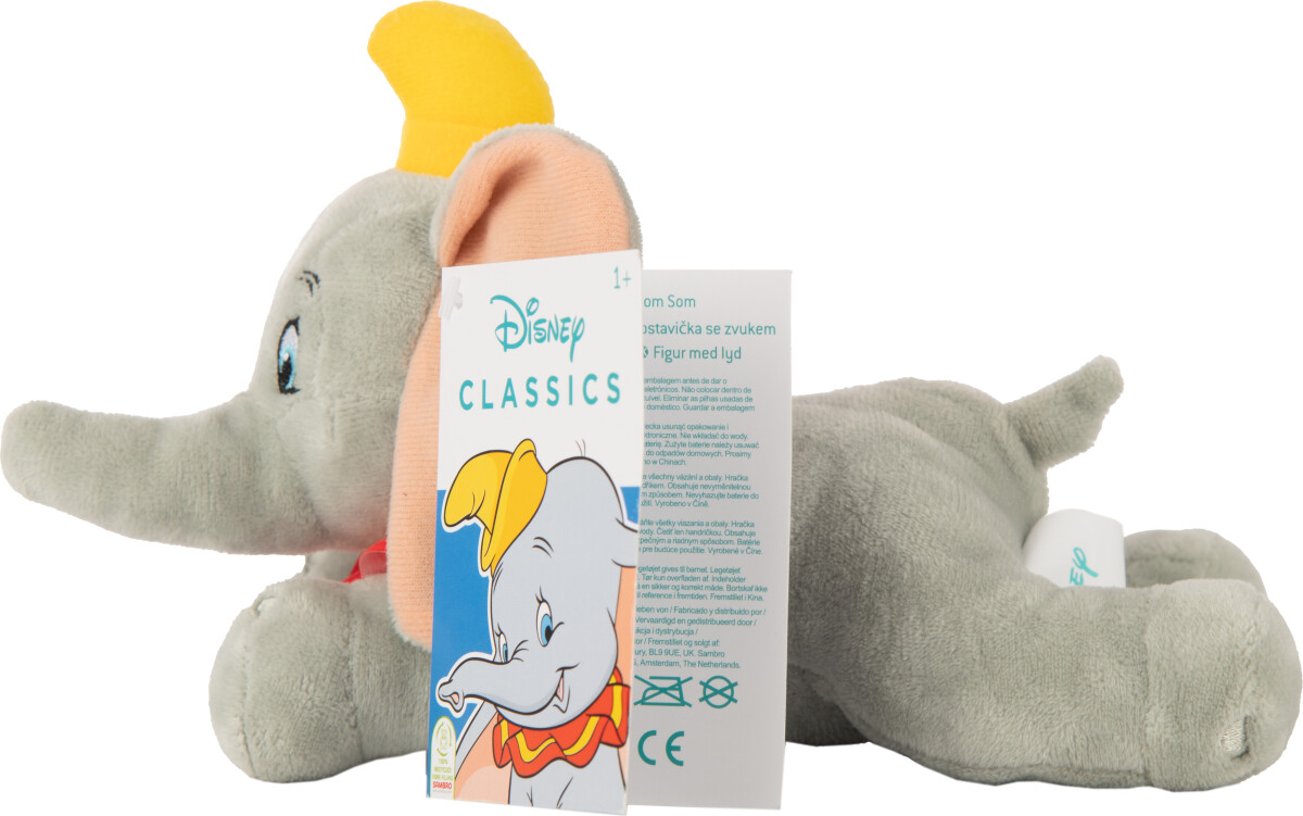 Dumbo Bamse Med Lyd - Disney - 20 Cm