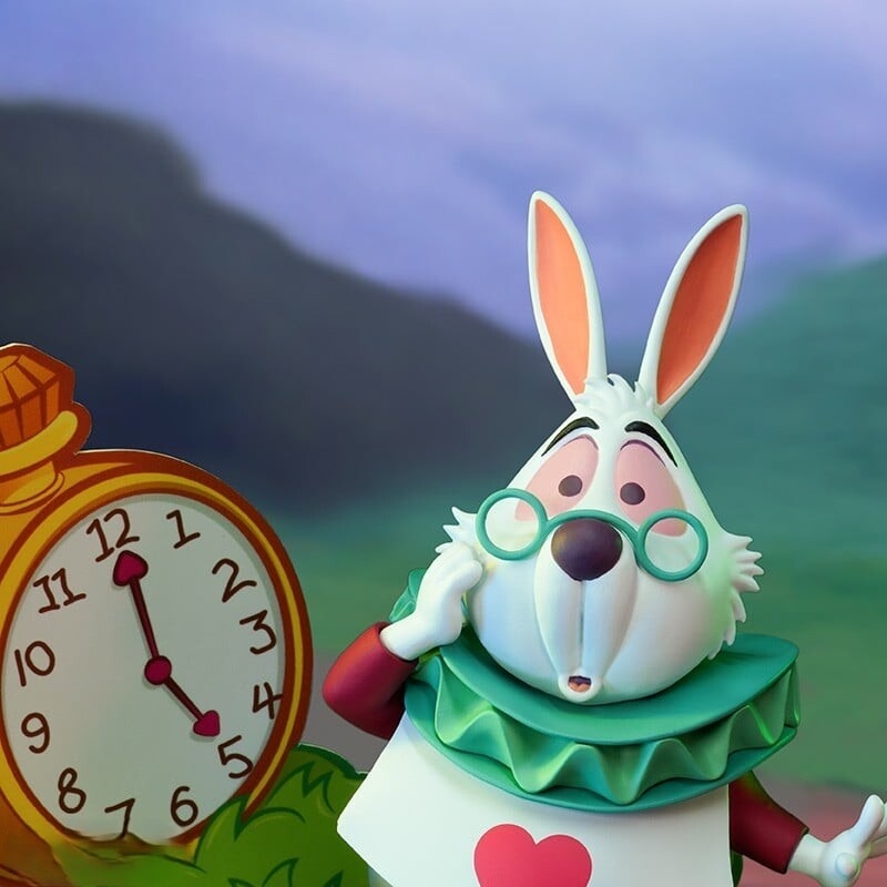 Disney Figur - Alice In Wonderland White Rabbit - Super Figure Collection