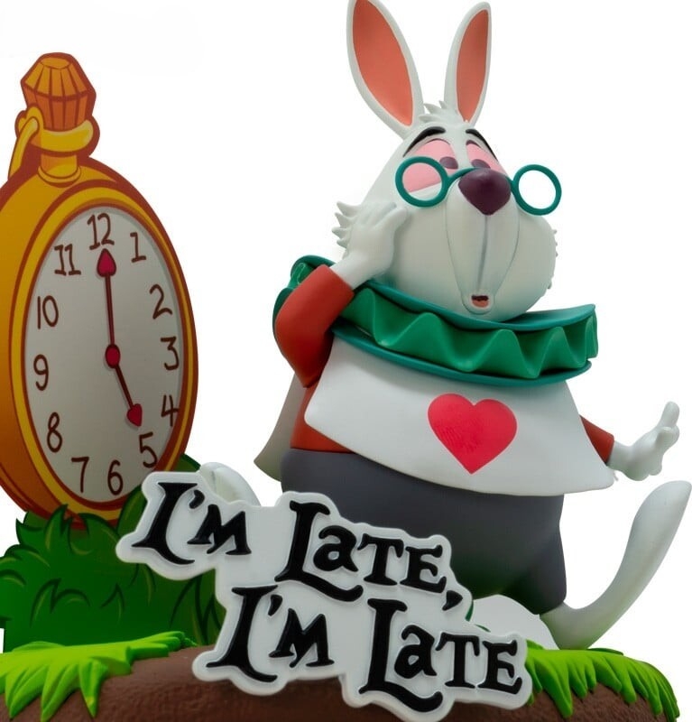 Disney Figur - Alice In Wonderland White Rabbit - Super Figure Collection