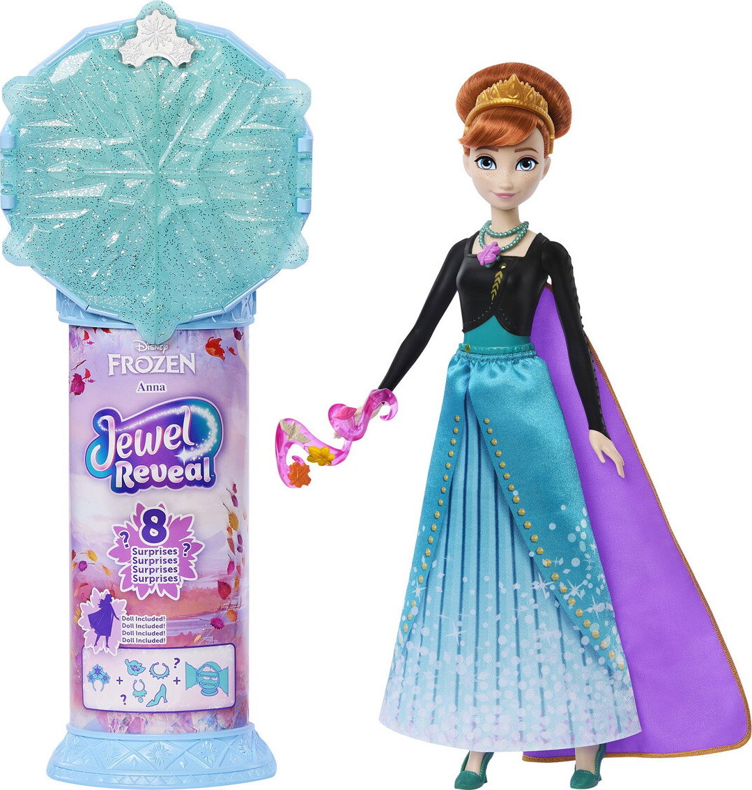 Frost - Anna Dukke - Jewel Reveal - Disney Frozen - Mattel Jjy37