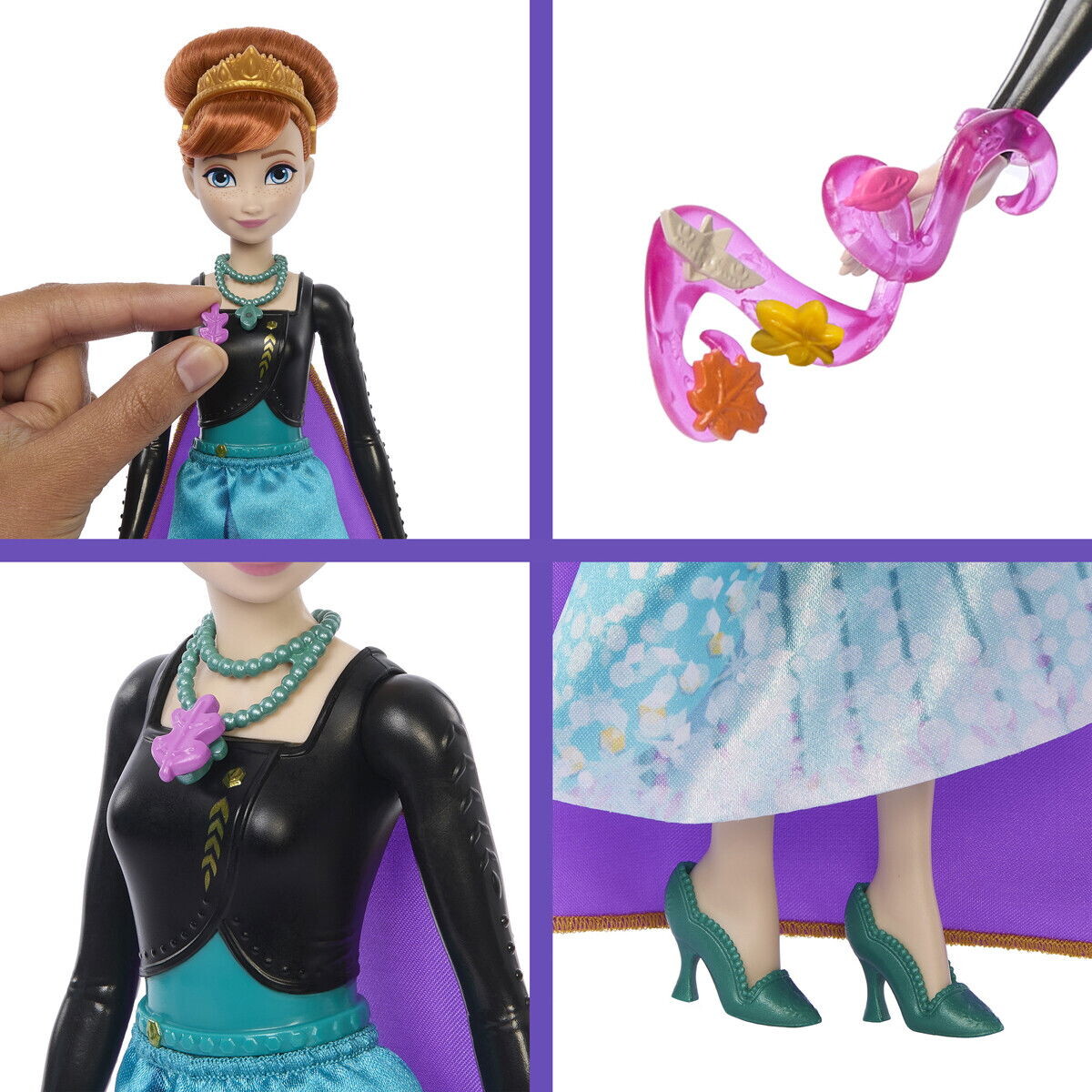 Frost - Anna Dukke - Jewel Reveal - Disney Frozen - Mattel Jjy37