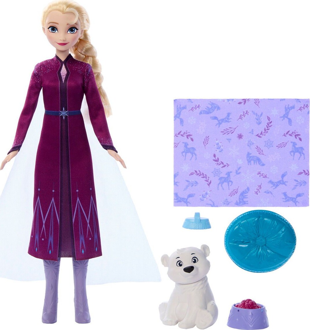 Elsa Dukke Og Baby Bjørn Legesæt - Disney Frost